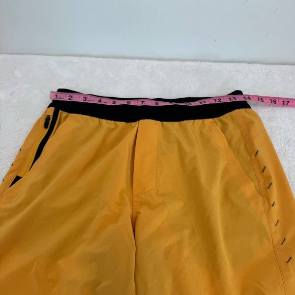 Ten Thousand Shorts Men Sz s yellow 7” Interval Short Linerless Performance - Picture 8 of 10